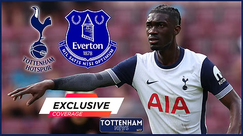 Tottenham midfielder Yves Bissouma 