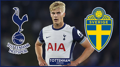 Tottenham youngster Lucas Bergvall is a full Sweden international (Credit: Imago)