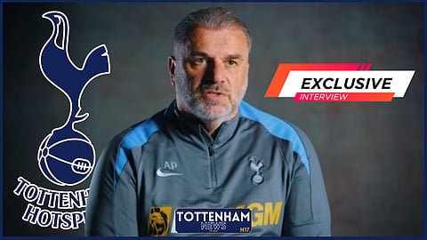 Tottenham manager Ange Postecoglou [credit: Tottenham Hotspur on YouTube]