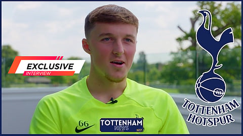 Alfie Devine has left Tottenham on loan [credit: Tottenham Hotspur on YouTube]