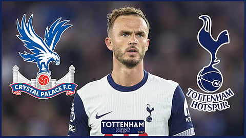 James Maddison was taken off during Tottenham v Crystal Palace [Credit: Imago]