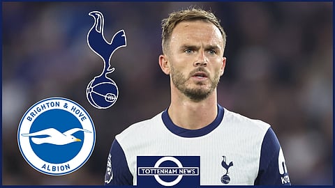 James Maddison finally back to his best as "perfect" moment lauded in Tottenham v Brighton. Credit: Imago