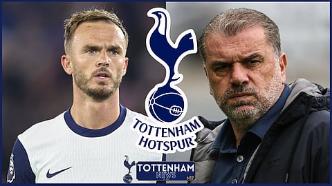 Ange Postecoglou does not have full faith in Tottenham attacker James Maddison (Credit: Imago)