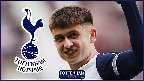 Tottenham forward Mikey Moore