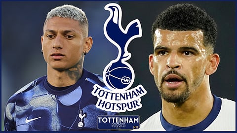Tottenham strikers Dominic Solanke and Richarlison (Credit: Imago)