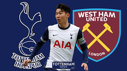 Son is an injury doubt for Tottenham v West Ham