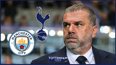 Ange Postecoglou frustrations emerges after Manchester City v Tottenham. Credit: Imago