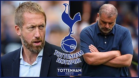 Graham Potter is odds-on favourite to replace Ange Postecoglou at Tottenham [Credit: Imago]