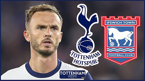 James Maddison could miss out for Tottenham against Ipswich Town (Credit: Imago)