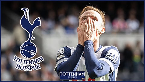 James Maddison has had an inconsistent spell at Tottenham. [Credit: Imago].