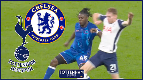 Dejan Kulusevski was lucky not to be sent off for Tottenham v Chelsea [Credit: Sky Sports]