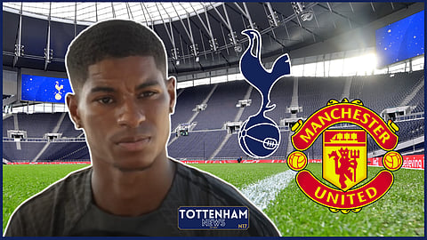 Tottenham have been urged to sign Manchester United star Marcus Rashford. Credit: The Overlap via YouTube