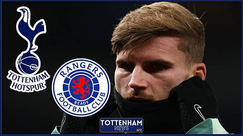 Tottenham forward Timo Werner has struggled against Rangers [Credit: Imago]