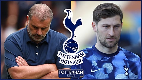 Tottenham manager Ange Postecoglou and defender Ben Davies [Credit: Imago]