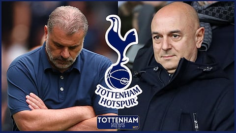 Tottenham chairman Daniel Levy and manager Ange Postecoglou [Credit: Imago]