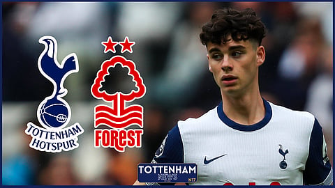 Tottenham ace Archie Gray could be axed against Nottingham Forest [Credit: Imago]