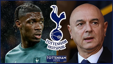 Tottenham chairman Daniel Levy and midfielder Yves Bissouma [Credit: Imago]