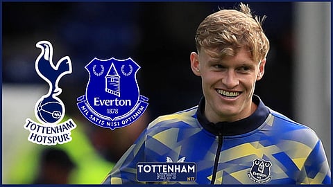 Everton defender Jarrad Branthwaite is linked to Tottenham [Credit: Imago].