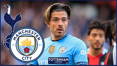 Tottenham have been linked with a move for Manchester City star Jack Grealish (Credit: Imago)