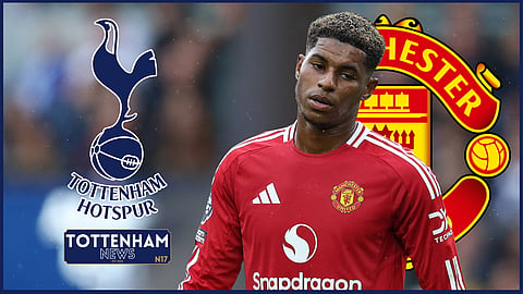 Manchester United ace Marcus Rashford has been linked to Tottenham (Credit: Imago)
