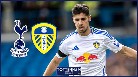 Tottenham forward Manor Solomon is on loan at Leeds United [Credit: Imago]
