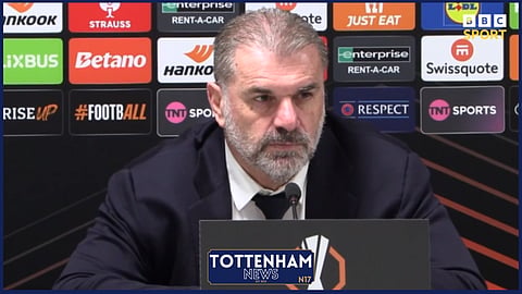 Tottenham manager Ange Postecoglou [credit: BBC Sport]