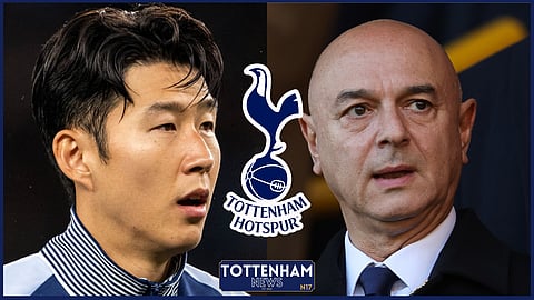 Tottenham chairman Daniel Levy and club captain Son Heung-min [Credit: Imago]