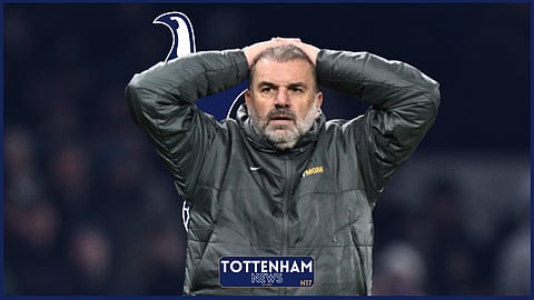 Tottenham manager Ange Postecoglou is under pressure [Credit: Imago]