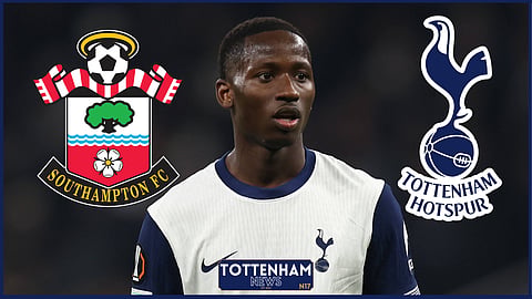 Pape Matar Sarr scored for Tottenham against Southampton [Credit: Imago]