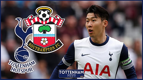 Son Heung-min broke a Tottenham record v Southampton [Credit: Imago]