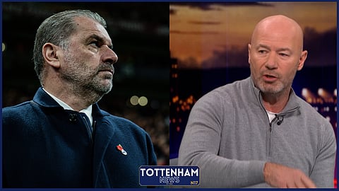 Alan Shearer has his say on Ange Postecoglou's comments. (Credit: Imago/BBC Iplayer)