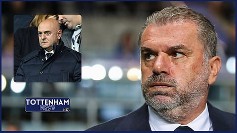 Tottenham boss Ange Postecoglou and Daniel Levy [Credit: Imago].