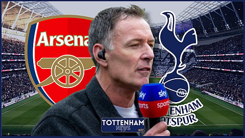 Chris Sutton reacts to Arsenal v Tottenham controversy. (Credit - Imago)