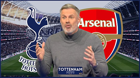 Jamie Carragher predicts Arsenal v Tottenham. (Credit - Imago/Sky Sports News)