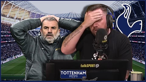 Jamie O'Hara blasts Ange Postecoglou at Tottenham. (Credit - Imago/talkSPORT on YouTube)
