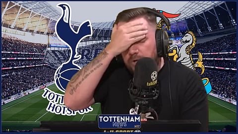 Jamie O'Hara reacts to Tottenham controversy v Newcastle. (Credit - Imago)