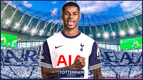 Marcus Rashford has been linked with a move to Tottenham. (Credit: Hasan Karim)