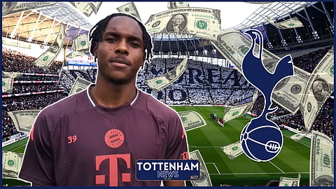 Tottenham are linked with signing Mathys Tel. Credit: Bayern Munich YouTube