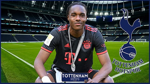 Mathys Tel could be set to join Tottenham. (Credit: Imago)
