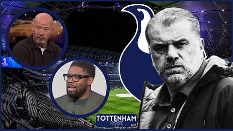 Micah Richards and Alan Shearer have given their verdict on Tottenham boss Ange Postecoglou (Credit: Imago/BBC/SkySports)