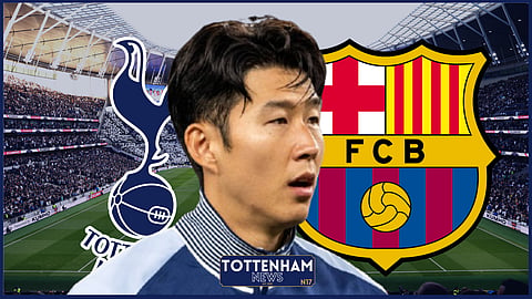 Barcelona admire Son Heung-min at Tottenham. (Credit - Imago)
