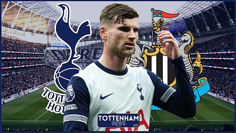 Timo Werner starts in Tottenham v Newcastle. (Credit - Imago)