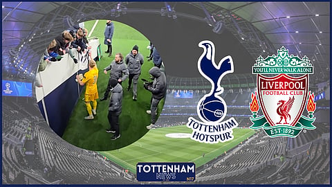 Antonín Kinský made his Tottenham debut against Liverpool [Credit: Chris Cowlin via YouTube]