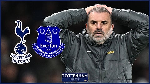 Ange Postecoglou could be sacked after Tottenham lost to Everton [Credit: Imago]