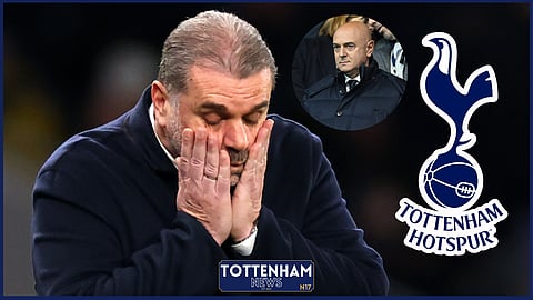 Tottenham chairman Daniel Levy and Ange Postecoglou [Credit: Imago]