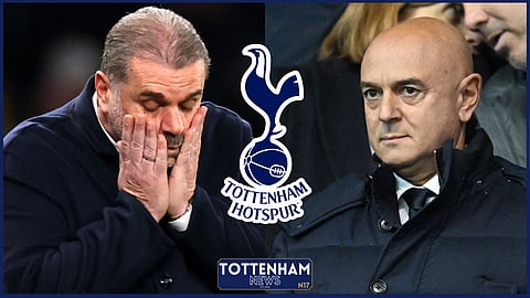 Tottenham chairman Daniel Levy and manager Ange Postecoglou [Credit: Imago]
