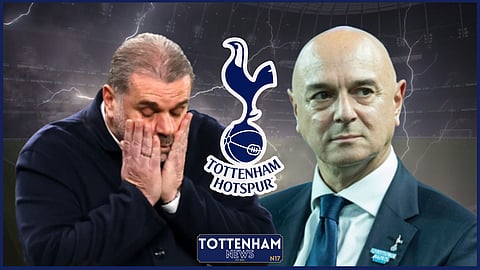 Tottenham chairman Daniel Levy and manager Ange Postecoglou [Credit: Imago]