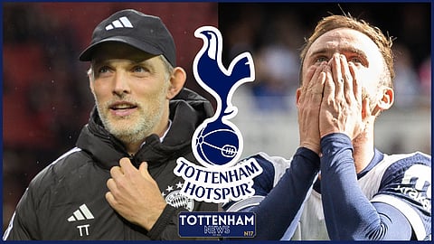 Tottenham midfielder James Maddison and England manager Thomas Tuchel [Credit: Imago]
