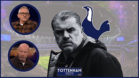 Alan Shearer and Gary Lineker agreed on a "deeper issue" than Ange Postecoglou at Tottenham (Credit: Imago/BBC MOTD)