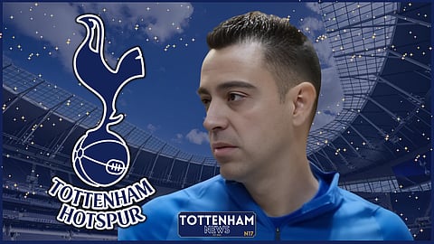 Xavi is mooted to be among the candidates to manage Tottenham. (Credit: Amazon Prime Sport)